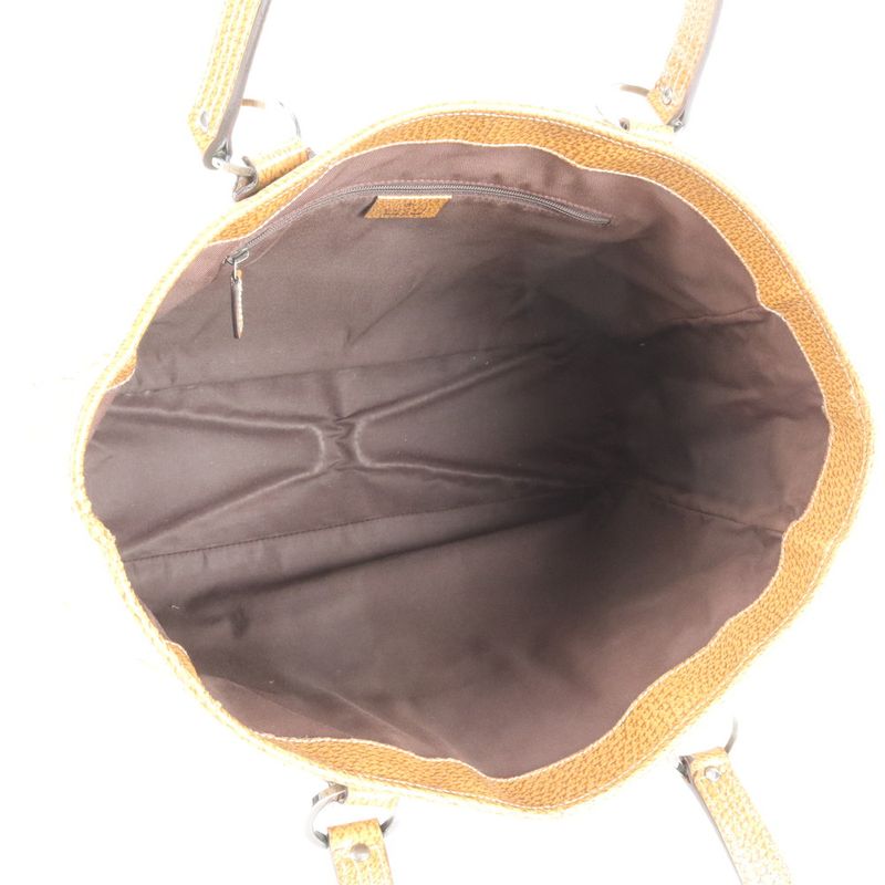 Gucci GG Canvas 113017 Leather Tote Bag Shoulder Hand Brown A4 Ladies REM Cz19-6