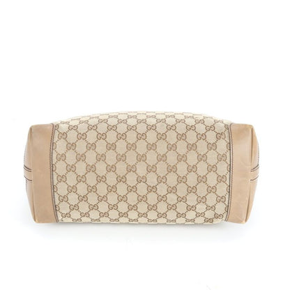 Gucci GG Canvas Pouch 217209 Leather Tote Bag Shoulder Hand A4 Ladies CEM Cz24-1