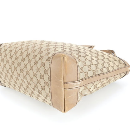 Gucci GG Canvas Pouch 217209 Leather Tote Bag Shoulder Hand A4 Ladies CEM Cz24-1