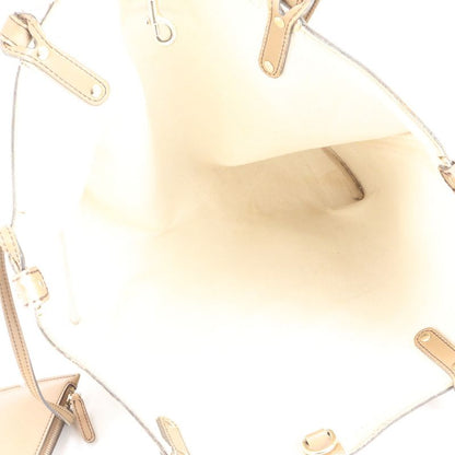 Gucci GG Canvas Pouch 217209 Leather Tote Bag Shoulder Hand A4 Ladies CEM Cz24-1