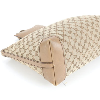 Gucci GG Canvas Pouch 217209 Leather Tote Bag Shoulder Hand A4 Ladies CEM Cz24-1