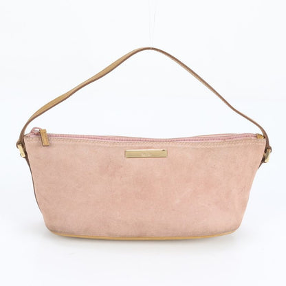 Gucci 039 1103 Leather Shoulder Bag Tote Genuine Leather Pink Pouch Women's REM