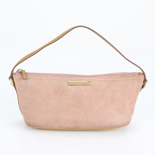 Gucci 039 1103 Leather Shoulder Bag Tote Genuine Leather Pink Pouch Women's REM