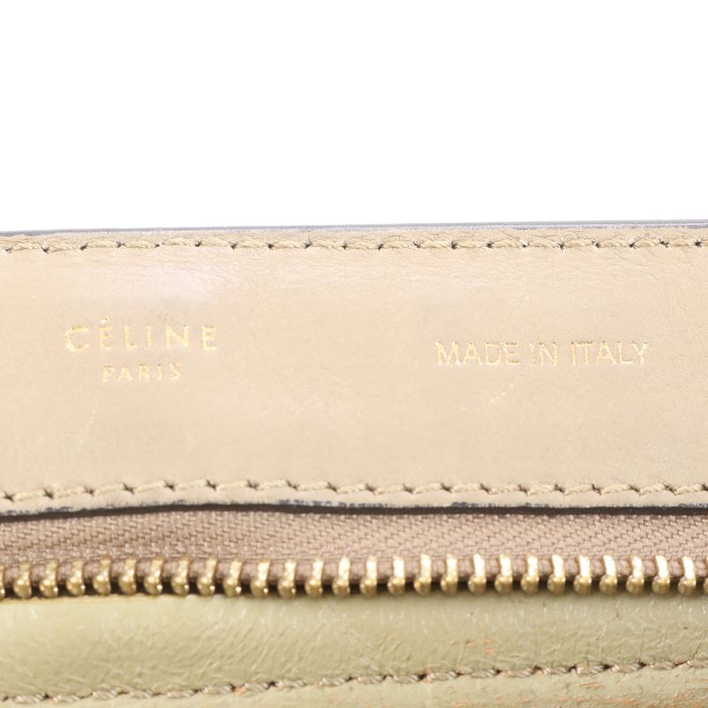 Celine Trapeze Medium Leather 2WAY Shoulder Bag Shoulder Hand Genuine Leather