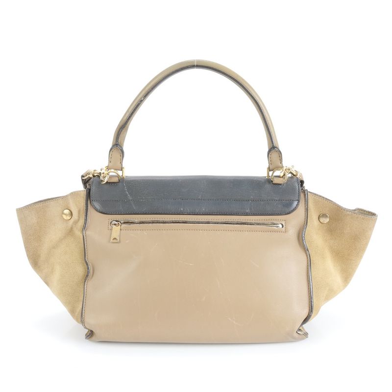 Celine Trapeze Medium Leather 2WAY Shoulder Bag Shoulder Hand Genuine Leather