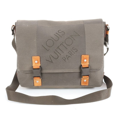 Louis Vuitton Damier Jean Router M93077 Shoulder Bag Crossbody Messenger A4