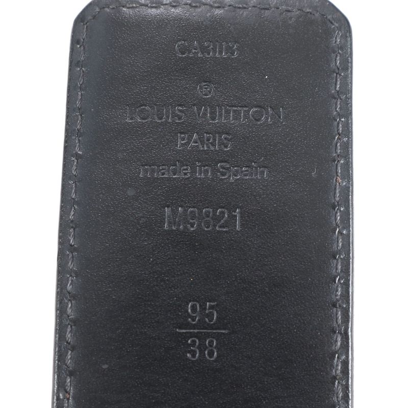 Louis Vuitton Monogram Santure LV Initiall Reversible Leather Belt M9821 Men's