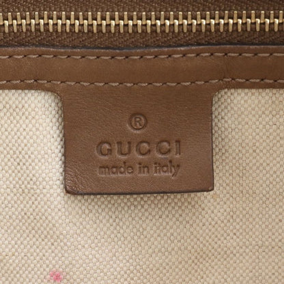 Gucci GG Supreme 309613 Leather Tote Bag Shoulder Hand Brown A4 Ladies REM