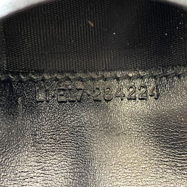 Bulgari 284224 Serpenti Fold Card Case Pass Case Business Card Holder Logo Navy