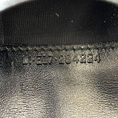 Bulgari 284224 Serpenti Fold Card Case Pass Case Business Card Holder Logo Navy