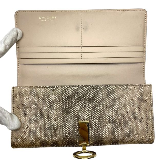 Bvlgari 288278 Bvlgari BF Long Wallet Long Wallet Python Snake Pattern Karung