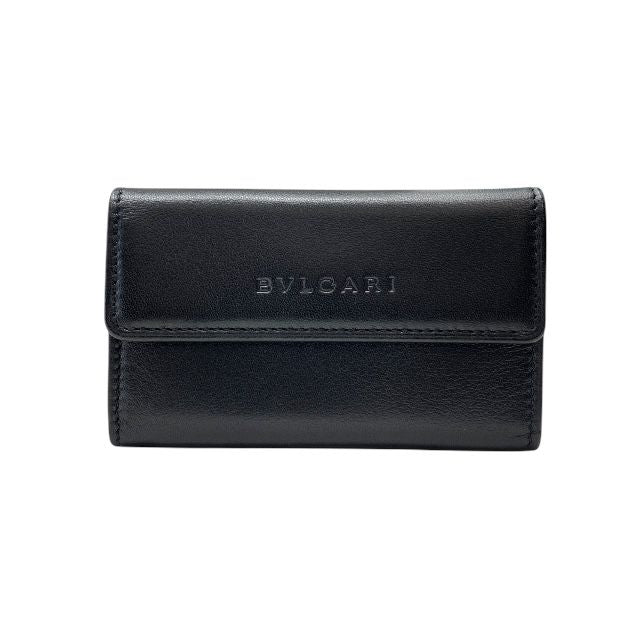 Bulgari 21371 Trifold Wallet Fold Wallet Double Wallet Mini Wallet Compact