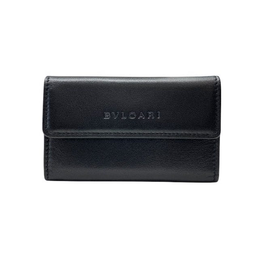 Bulgari 21371 Trifold Wallet Fold Wallet Double Wallet Mini Wallet Compact
