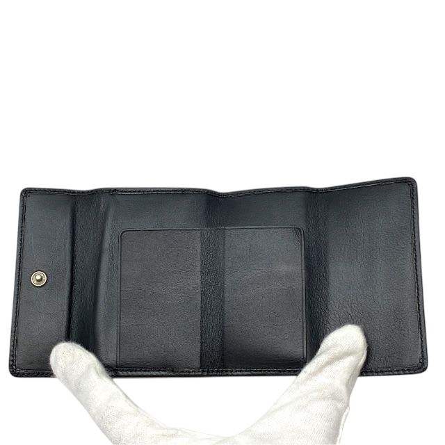 Bulgari 21371 Trifold Wallet Fold Wallet Double Wallet Mini Wallet Compact