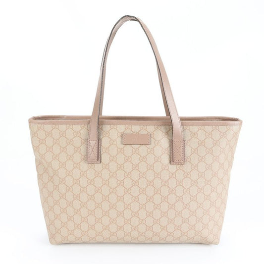 Gucci GG Supreme 211137 Leather Tote Bag Shoulder Hand Pink A4 Ladies REM Cz19-3