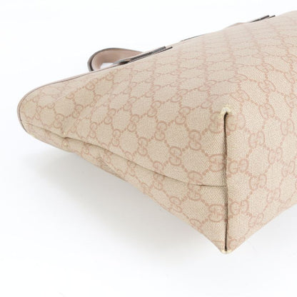 Gucci GG Supreme 211137 Leather Tote Bag Shoulder Hand Pink A4 Ladies REM Cz19-3