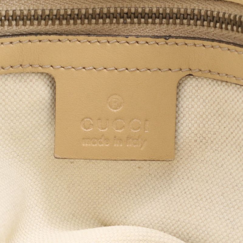 Gucci GG Canvas Scarlet 282299 Leather Tote Bag Shoulder Hand Brown Women's REM