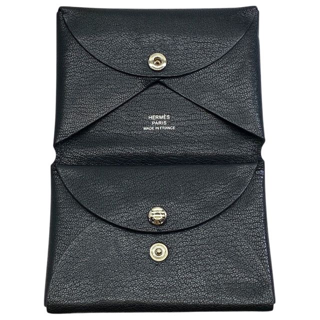 Hermes Calviduo Chevre Coin Case Coin Case Coin Purse Card Case Pass Case