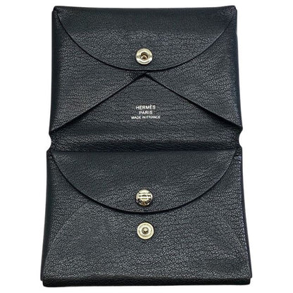 Hermes Calviduo Chevre Coin Case Coin Case Coin Purse Card Case Pass Case