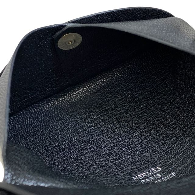 Hermes Calviduo Chevre Coin Case Coin Case Coin Purse Card Case Pass Case