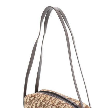 Vintage Christian Dior Trotter Leather Shoulder Bag Shoulder Brown Women's REM