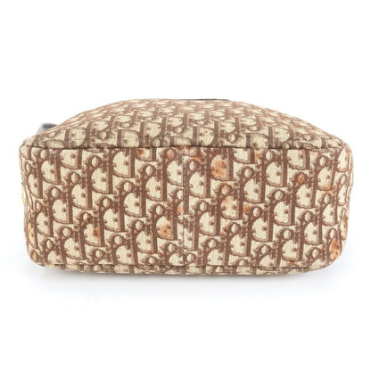 Vintage Christian Dior Trotter Leather Shoulder Bag Shoulder Brown Women's REM