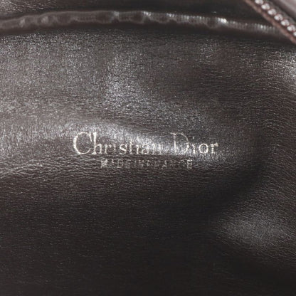 Vintage Christian Dior Trotter Leather Shoulder Bag Shoulder Brown Women's REM