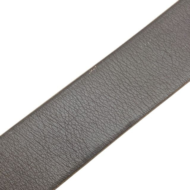 Dior Rhinestone Velvet Belt Accessories Leather Brown Gold [size 70] Christian