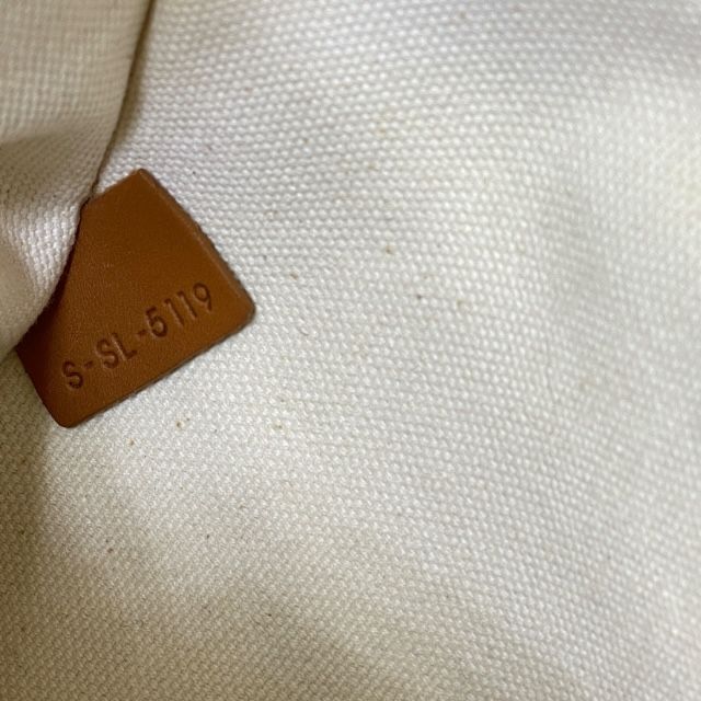 Celine S-sl5119 Horizontal Cabas Handbag Tote Bag Logo Large Canvas Leather