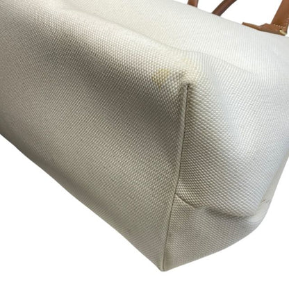 Celine S-sl5119 Horizontal Cabas Handbag Tote Bag Logo Large Canvas Leather