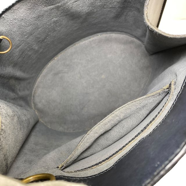 Louis Vuitton M52252 Epi Cluny Shoulder Bag Leather Noir Black Louis Vuitton