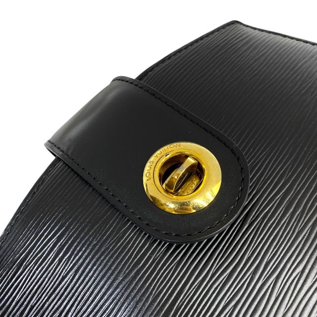Louis Vuitton M52252 Epi Cluny Shoulder Bag Leather Noir Black Louis Vuitton