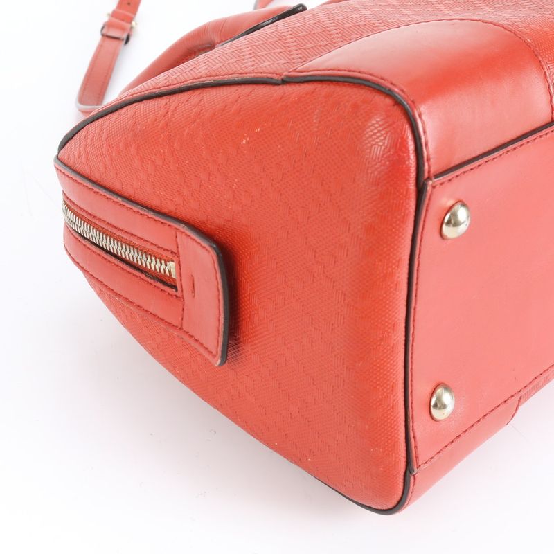 Gucci Diamante Mini Boston 354227 Leather 2WAY Shoulder Bag Crossbody Hand