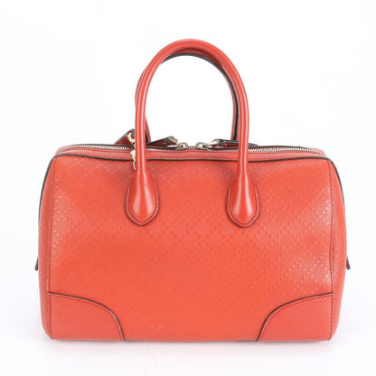 Gucci Diamante Mini Boston 354227 Leather 2WAY Shoulder Bag Crossbody Hand