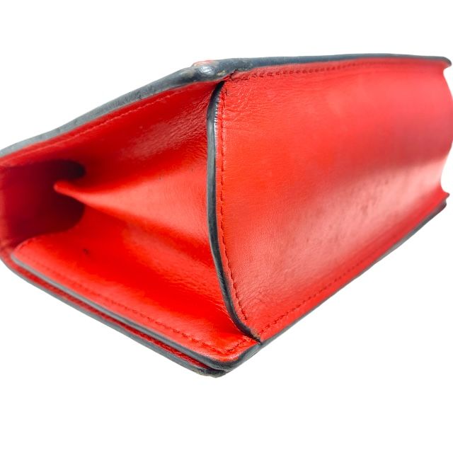 Loewe Barcelona Shoulder Bag Crossbody Bag Shoulder Crossbody Logo Leather Red