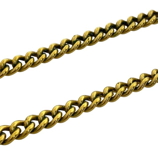 Louis Vuitton M61090 ID LV Necklace Jewelry Chain Silver Gold Metal GP Louis