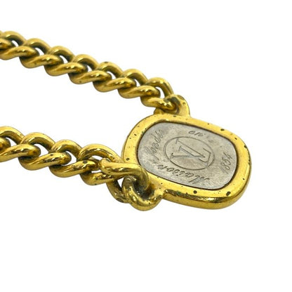 Louis Vuitton M61090 ID LV Necklace Jewelry Chain Silver Gold Metal GP Louis