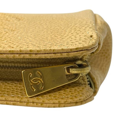 Chanel Coco Mark Pouch Small Pouch Mini Multi Pouch Cosmetic Pouch Caviar Skin