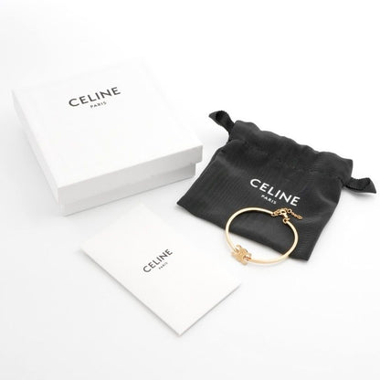 Celine Bracelet Bangle Cuff Gold Articulated Triomphe