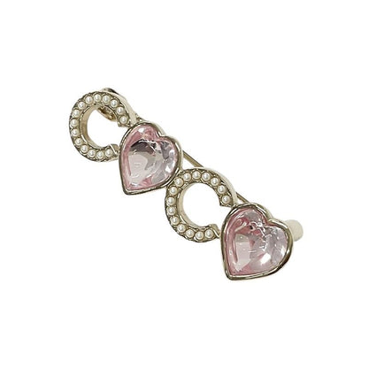 Chanel Brooch Corsage Gold Logo Bijou Heart