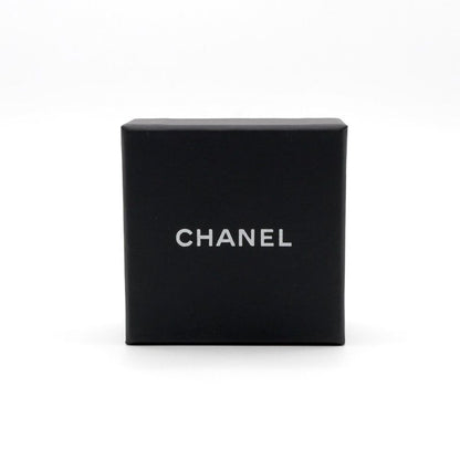 Chanel Earrings Earring Gold Coco Mark Square Rhinestone