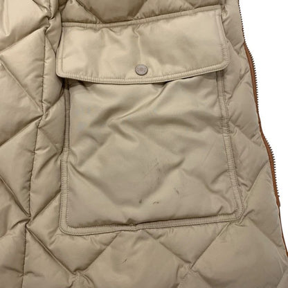 Hermes Outer Beige Brown Yellow Down Reversible With Belt