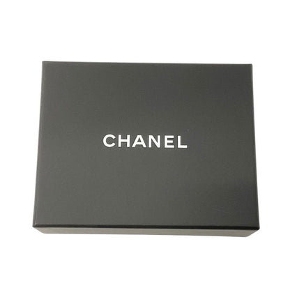 Chanel Necklace Pendant Choker Gold White Coco Mark Heart Rhinestone