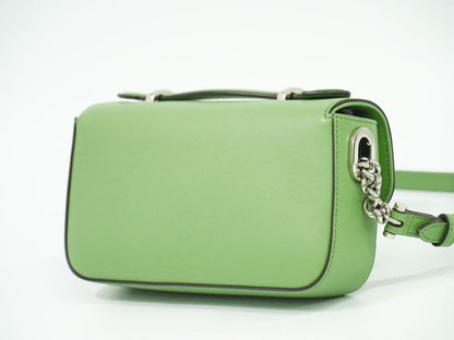 Authentic Gucci Petit GG 2WAY Mini Shoulder Bag Handbag Pochette Leather Light