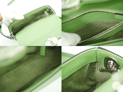 Authentic Gucci Petit GG 2WAY Mini Shoulder Bag Handbag Pochette Leather Light