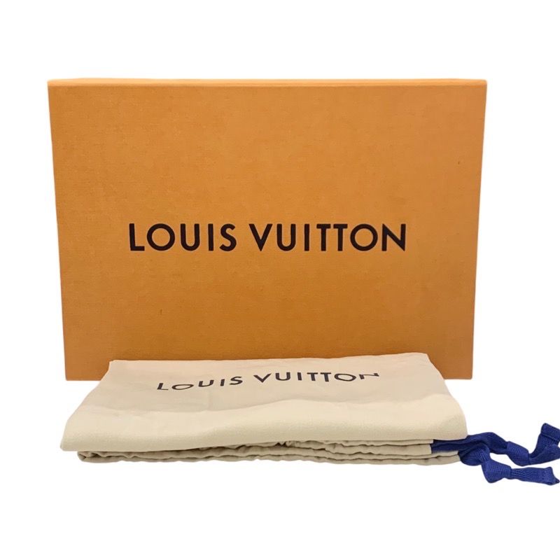 Louis Vuitton Silhouette Line Sandals Shoes Jacquard Fabric Black White Unused