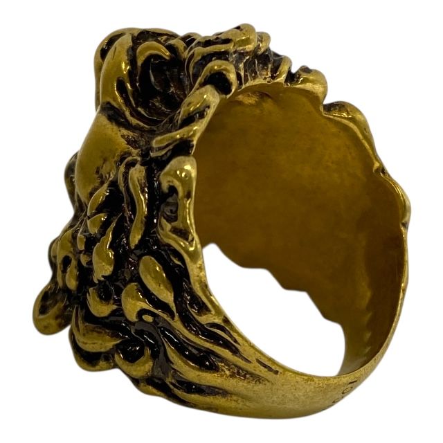 Gucci 398601 Lion's Head Ring Accessories GP Gold [size 23] Gucci Unisex