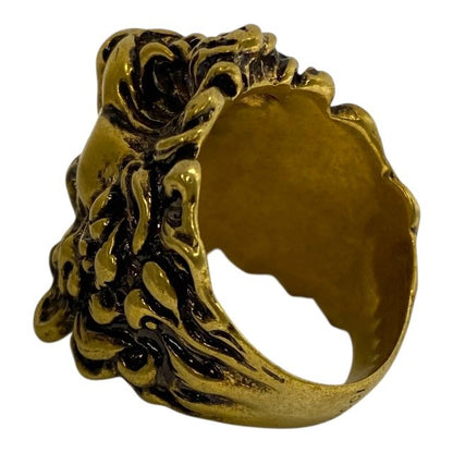 Gucci 398601 Lion's Head Ring Accessories GP Gold [size 23] Gucci Unisex