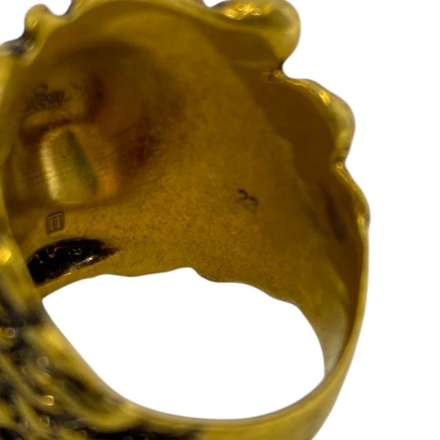 Gucci 398601 Lion's Head Ring Accessories GP Gold [size 23] Gucci Unisex