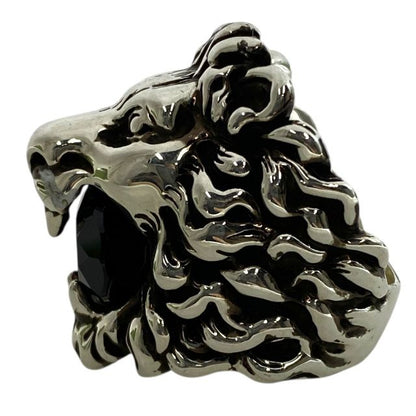 Gucci 402763 Lion's Head Ring Accessories GP Silver [size 16] Gucci Unisex
